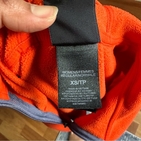 The North Face Orange Full Zip UP Hoodies Jacket Size: XS - Picture 7 of 15